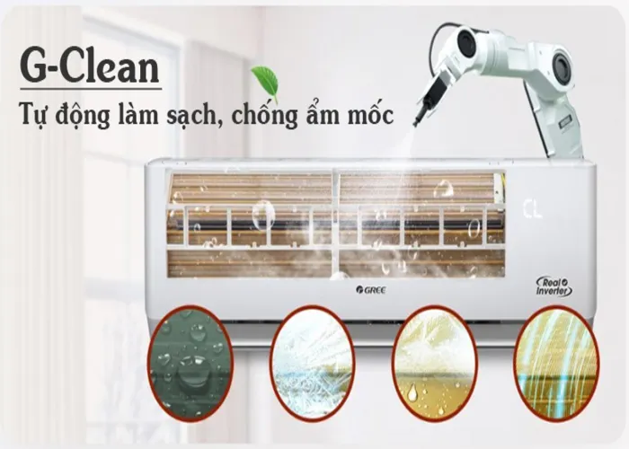 Công Nghệ G-Clean Tự Động Làm Sạch